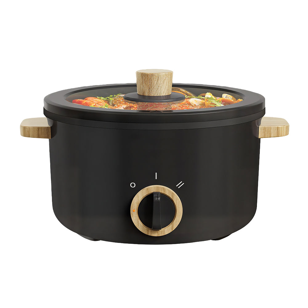 2.5L Electric Hot Pot, Portable Non-Stick Cooker for Ramen & Soup