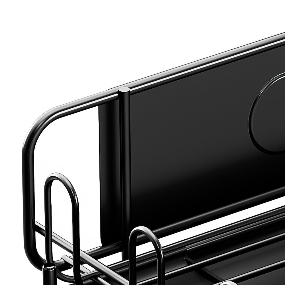 Large Extendable Dish Drying Rack with Drainboard for Countertop