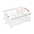 Dish Drying Rack with Drainboard Carbon Steel Countertop Rack